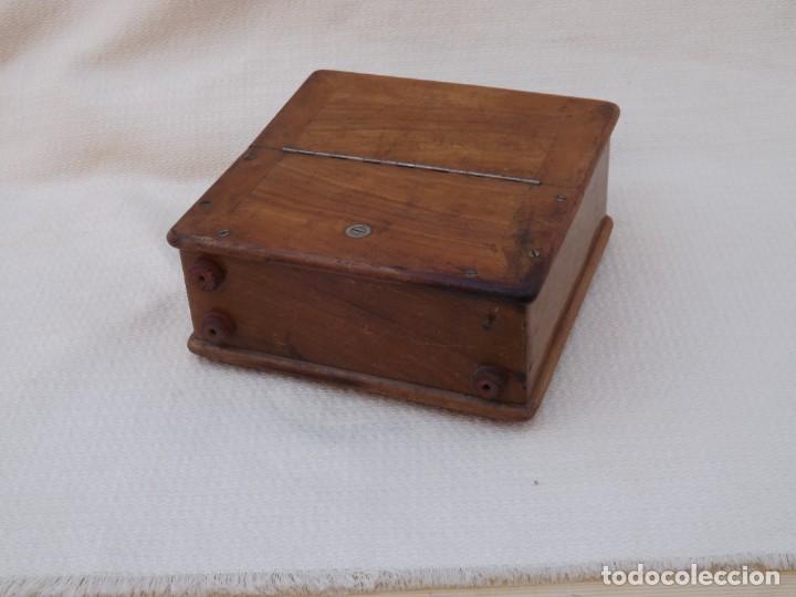 Antig&uuml;edades: ANTIGUO AMPERIMETRO CON CAJA DE MADERA - Foto 5