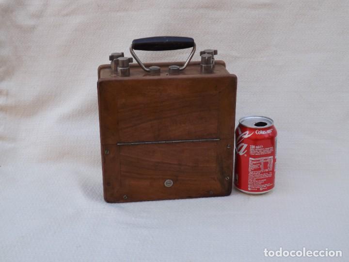 Antig&uuml;edades: ANTIGUO AMPERIMETRO CON CAJA DE MADERA - Foto 6