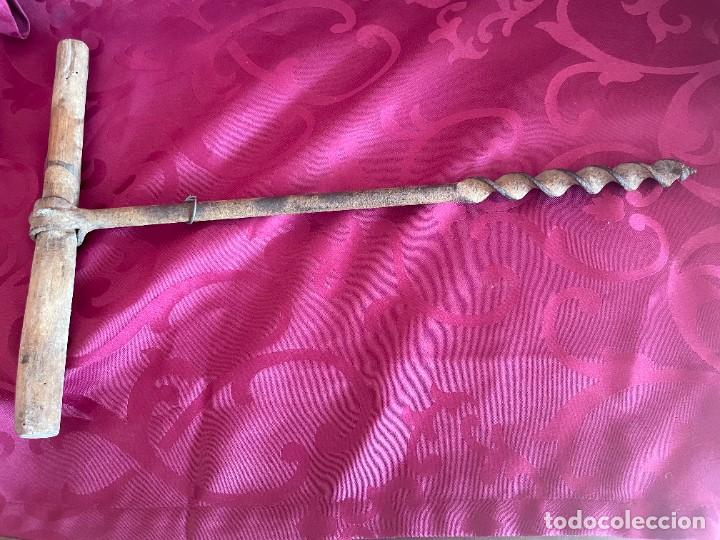 Antig&uuml;edades: Antigua barrena de carpinter&iacute;a - Foto 1