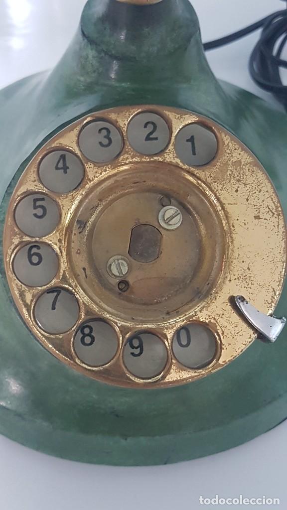 Tel&eacute;fonos: TELEFONO DE METAL Y BRONCE - Foto 4