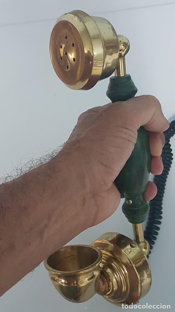 Tel&eacute;fonos: TELEFONO DE METAL Y BRONCE - Foto 5