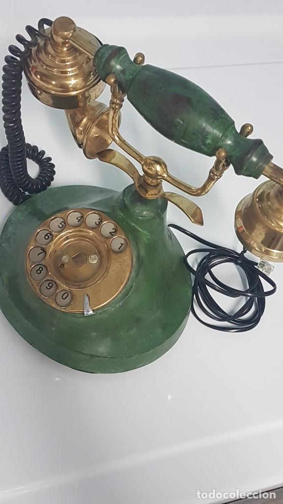 Tel&eacute;fonos: TELEFONO DE METAL Y BRONCE - Foto 6