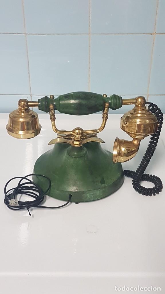 Tel&eacute;fonos: TELEFONO DE METAL Y BRONCE - Foto 8