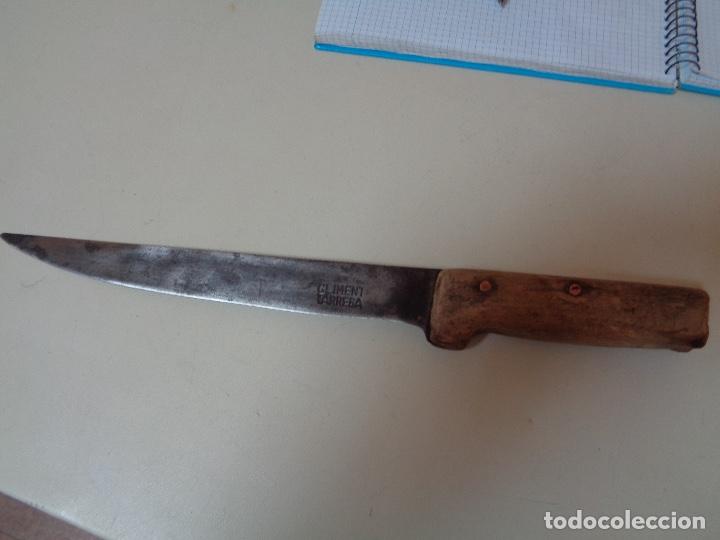 Antig&uuml;edades: cuchillo cocina siglo XIX de Tarrega - Foto 1