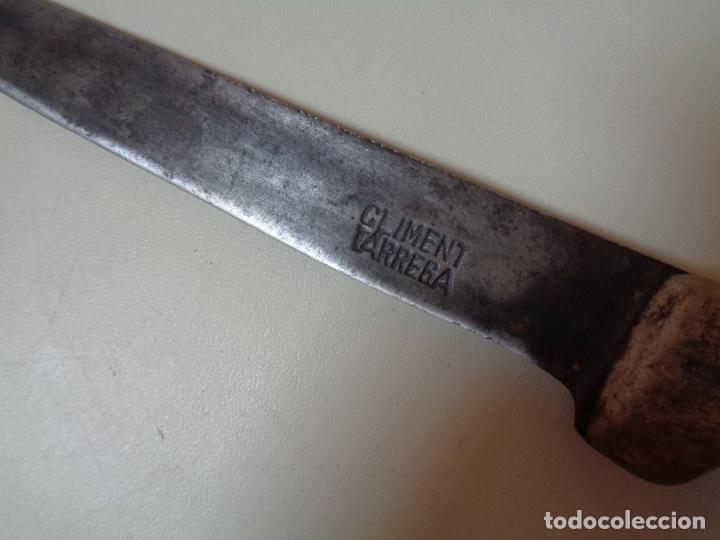 Antig&uuml;edades: cuchillo cocina siglo XIX de Tarrega - Foto 2