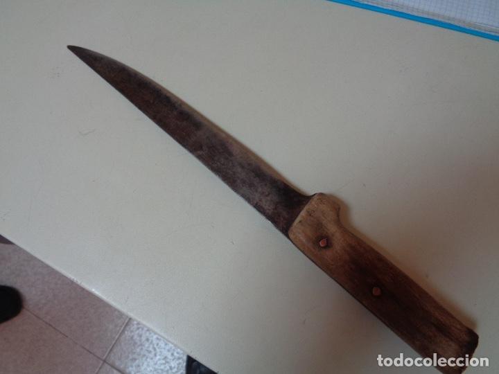 Antig&uuml;edades: cuchillo cocina siglo XIX de Tarrega - Foto 3