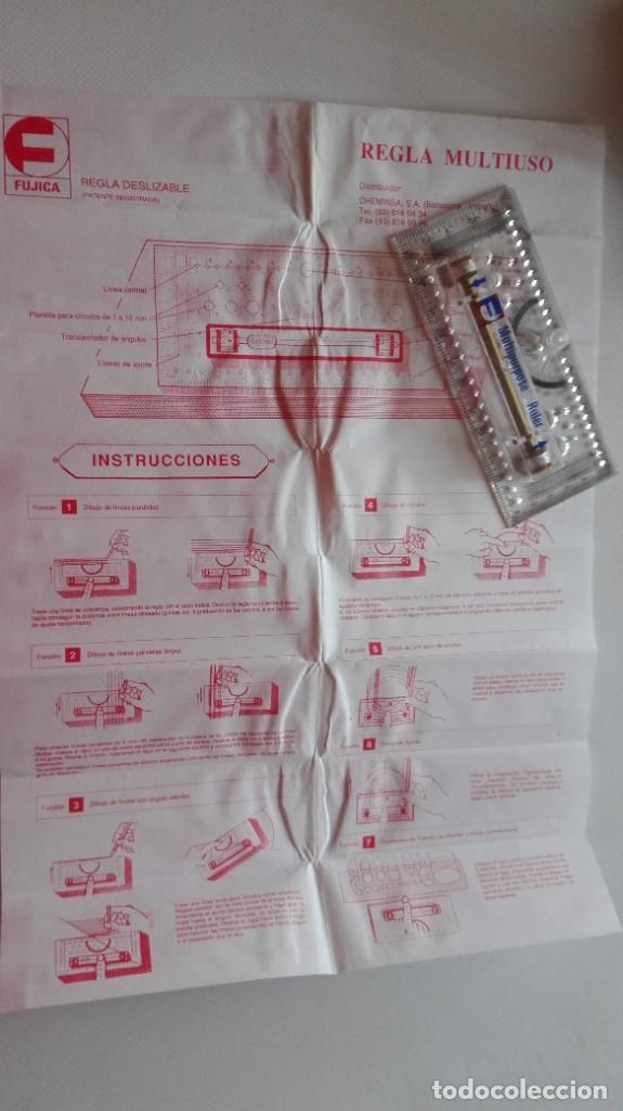 Antig&uuml;edades: REGLA MULTIPURPOSE MARCA FUJICA - Foto 4