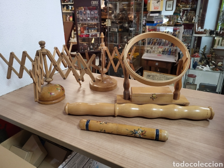 Antig&uuml;edades: LOTE DR ANTIGUOS OBJETOS DE COSTURA - Foto 1