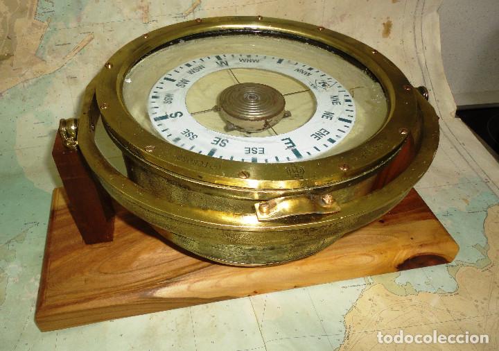 Antig&uuml;edades: Compas de bitacora 21 kg recuperado totalmente - Foto 2
