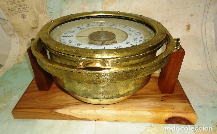 Antig&uuml;edades: Compas de bitacora 21 kg recuperado totalmente - Foto 3