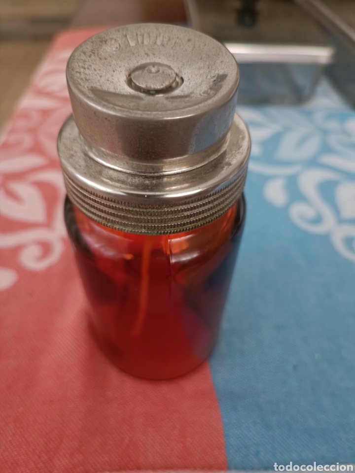 Antig&uuml;edades: Bote para mojar en alcohol el algod&oacute;n - Foto 2