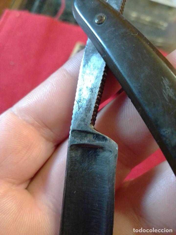 Antig&uuml;edades: ANTIGUA NAVAJA BARBERA AFEITAR IDENTIFICAR M - Foto 4