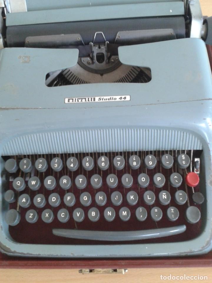 Antig&uuml;edades: MAQUINA ESCRIBIR OLIVETTI STUDIO 44 HISPANO OLIVETTI SA - Foto 2