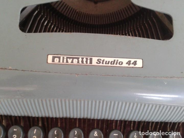 Antig&uuml;edades: MAQUINA ESCRIBIR OLIVETTI STUDIO 44 HISPANO OLIVETTI SA - Foto 3