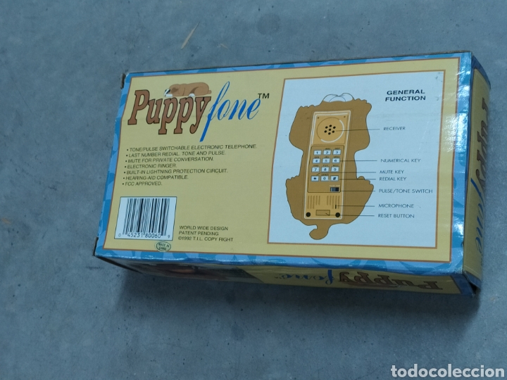 Tel&eacute;fonos: TEL&Eacute;FONO PUPPYFONE SIN USAR (RARO) - Foto 3