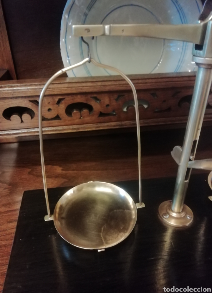 Antig&uuml;edades: Balanza antigua con pesas - Foto 4