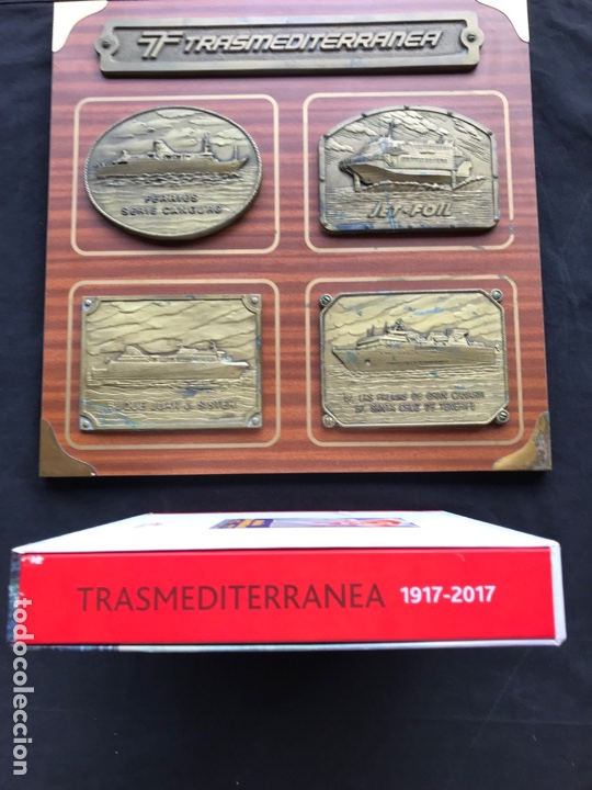 Antig&uuml;edades: Libro 100 Trasmediterranea y cuadro peanas. - Foto 12