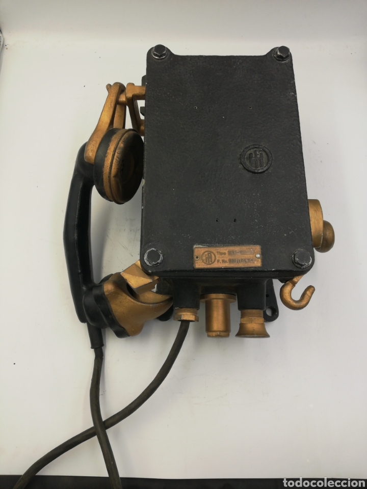 Tel&eacute;fonos: Antiguo tel&eacute;fono de Barco. HF. - Foto 2
