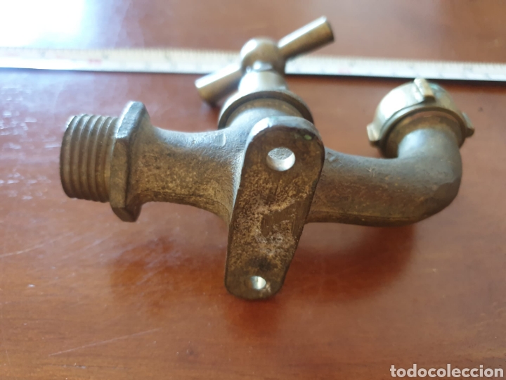 Antig&uuml;edades: GRIFO ANTIGUO METAL - Foto 2