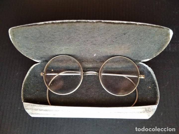 Adular Artesano Transformador gafas antiguas,cristal redondo,montura metalica - Compra venta en  todocoleccion