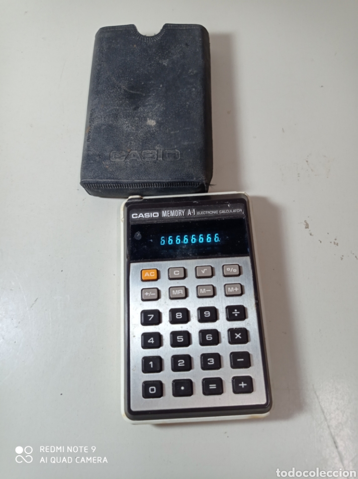 Antig&uuml;edades: Calculadora Casio Memory A1. - Foto 2
