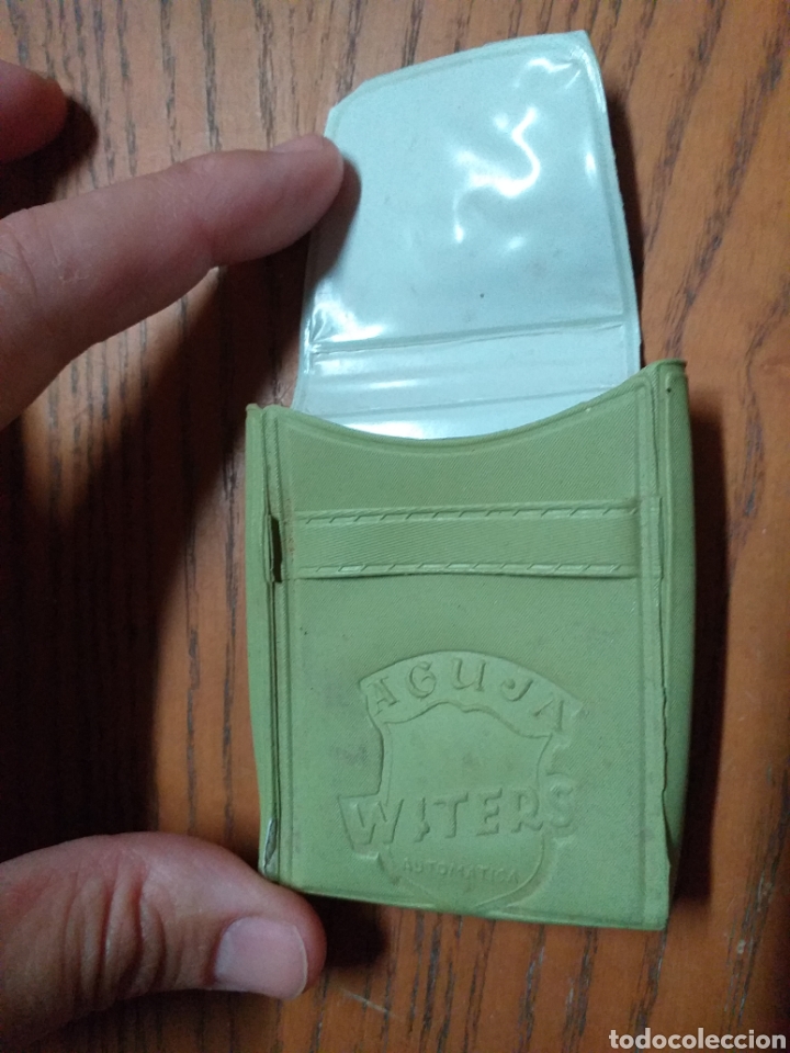 Antig&uuml;edades: Antigua funda de aguja de coser waters autom&aacute;tica - Foto 3