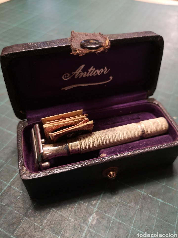 Antig&uuml;edades: Cuchilla afeitar antigua Anticor klinge - Foto 1