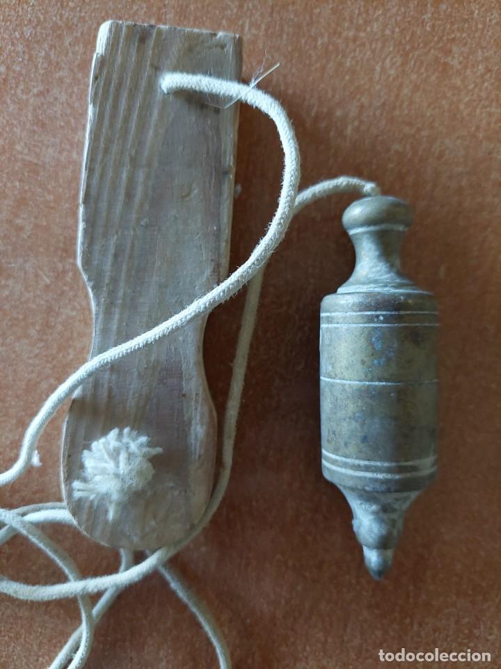 antigua plomada de albañil, de bronce. albañile - Buy Antique professional  masonry tools on todocoleccion