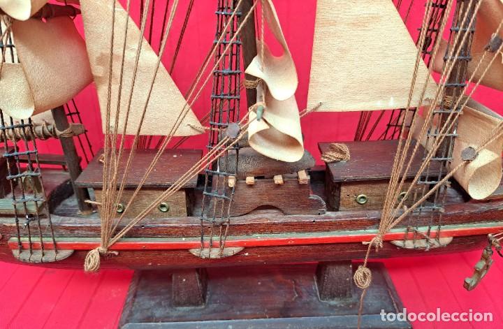 maqueta barco madera . goleta siglo xix. 43 ×37 - Compra venta en  todocoleccion