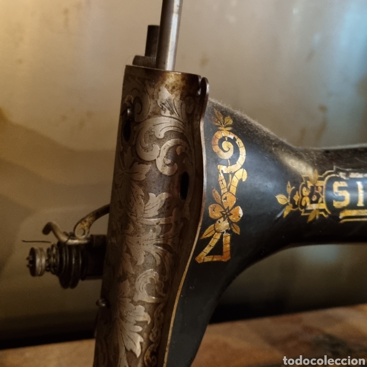 Antig&uuml;edades: Maquina SINGER antigua - Foto 16