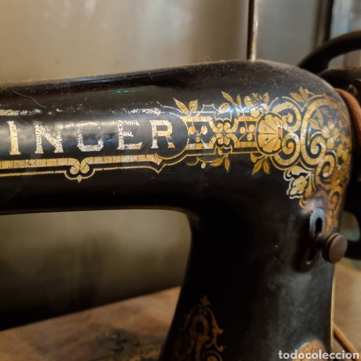 Antig&uuml;edades: Maquina SINGER antigua - Foto 17
