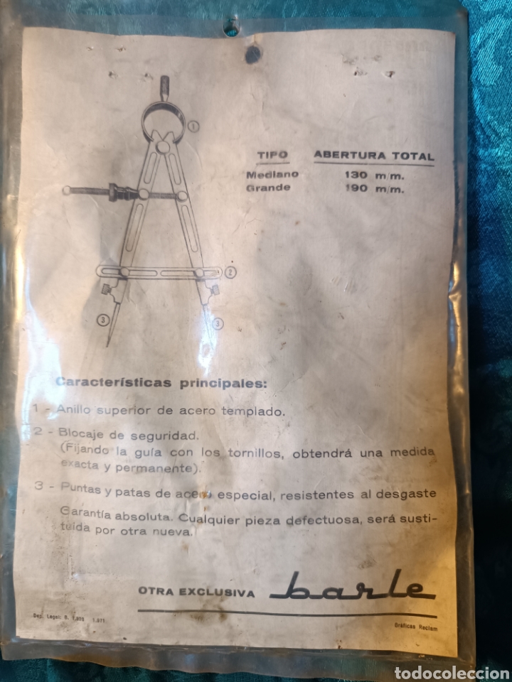 Antig&uuml;edades: Comp&aacute;s de precisi&oacute;n Tanik con su funda original. - Foto 4