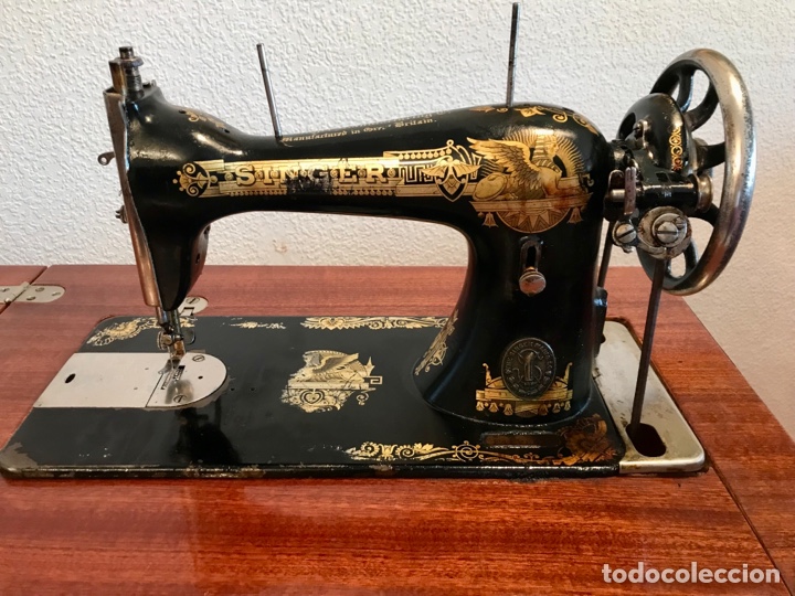 mueble maquina coser singer - Compra venta en todocoleccion