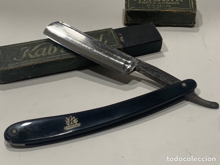Antig&uuml;edades: Kabrand navaja de barbero / Afeitar Templada a mano - Foto 8