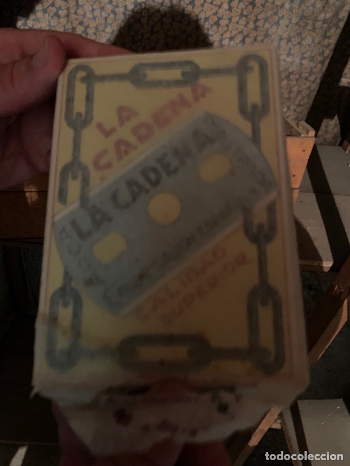 Antig&uuml;edades: Cuchillas de afeitar La Cadena - Foto 3