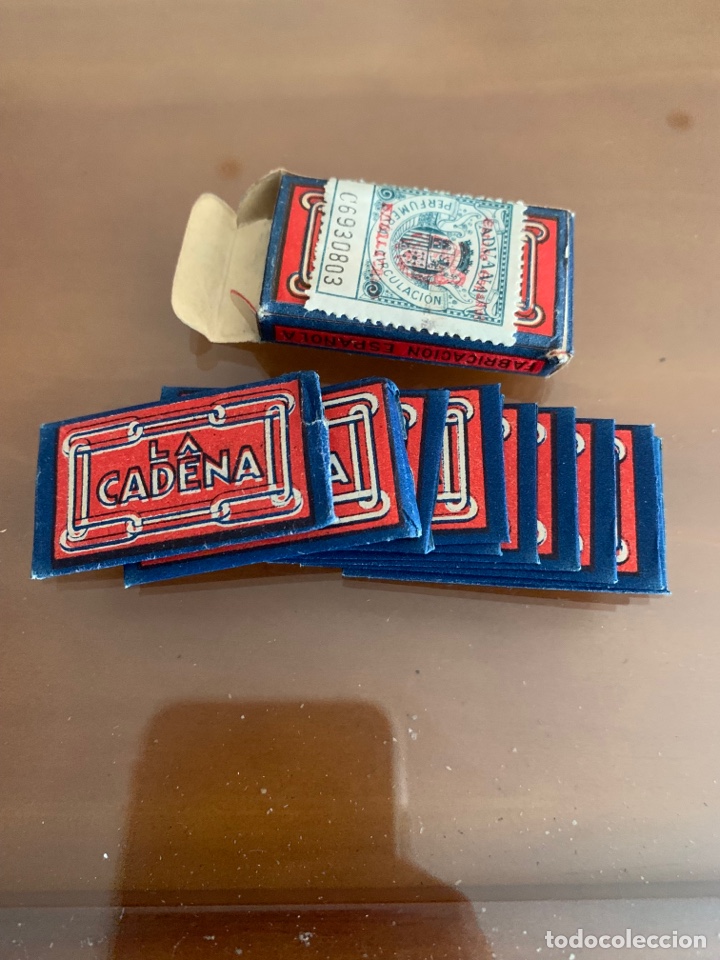 Antig&uuml;edades: Cuchillas de afeitar La Cadena - Foto 5