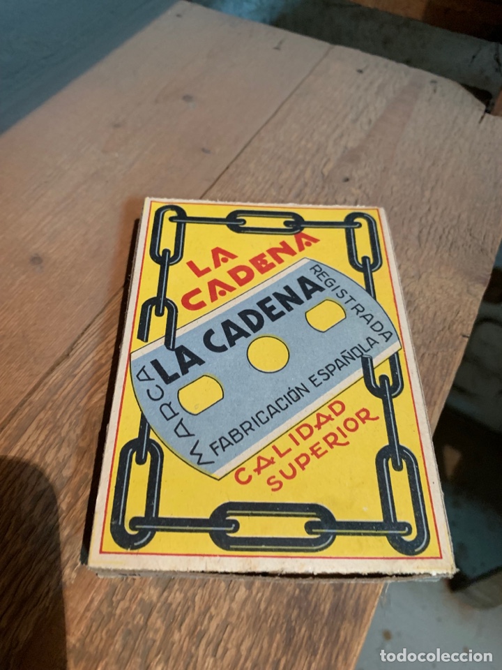 Antig&uuml;edades: Cuchillas de afeitar La Cadena - Foto 1