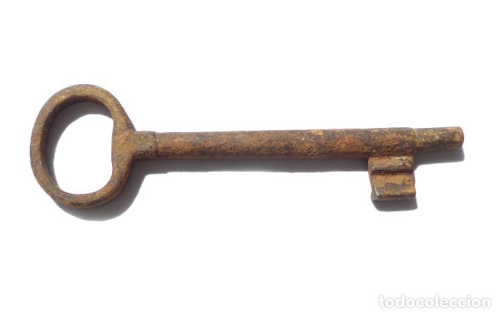 Antig&uuml;edades: LLAVE DE COLECCI&Oacute;N.- 14,5 CM DE LARGO - Foto 4