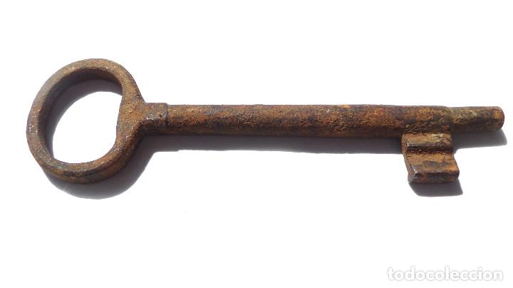 Antig&uuml;edades: LLAVE DE COLECCI&Oacute;N.- 14,5 CM DE LARGO - Foto 6
