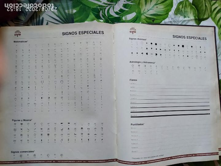 Antig&uuml;edades: Cat&aacute;logo de Tipos Fotocomposici&oacute;n Llovet - Foto 5