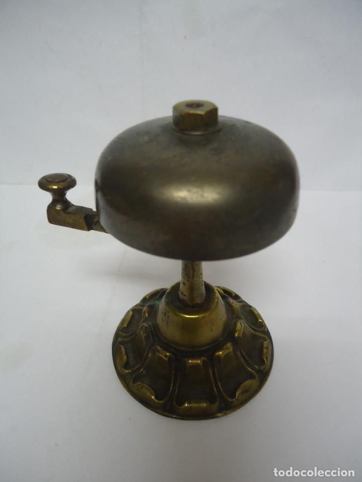 Antig&uuml;edades: TIMBRE DE RECEPCION EN BRONCE MUY ANTIGUO. FUNCIONA. -- 20 - Foto 1