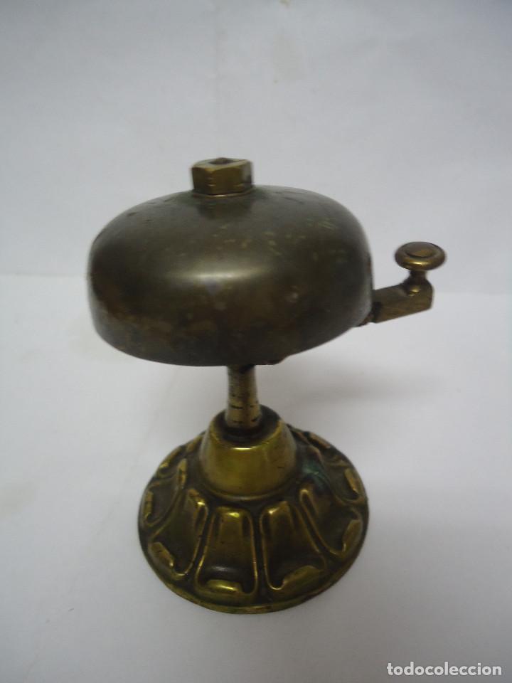 Antig&uuml;edades: TIMBRE DE RECEPCION EN BRONCE MUY ANTIGUO. FUNCIONA. -- 20 - Foto 2