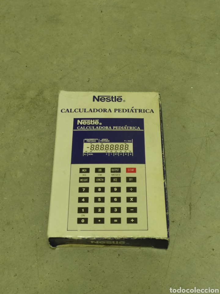 Antig&uuml;edades: Calculadora pedi&aacute;trica Nestl&eacute; - Foto 3