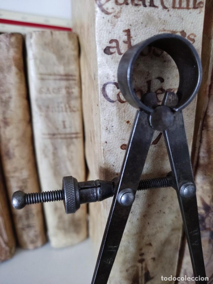 Antig&uuml;edades: ANTIGUO COMPAS DE INTERIORES - Foto 7