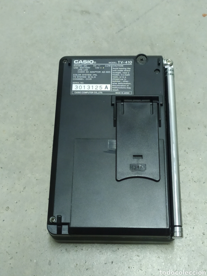 Antig&uuml;edades: Televisor LCD Casio TV - 410 pocket - Foto 10