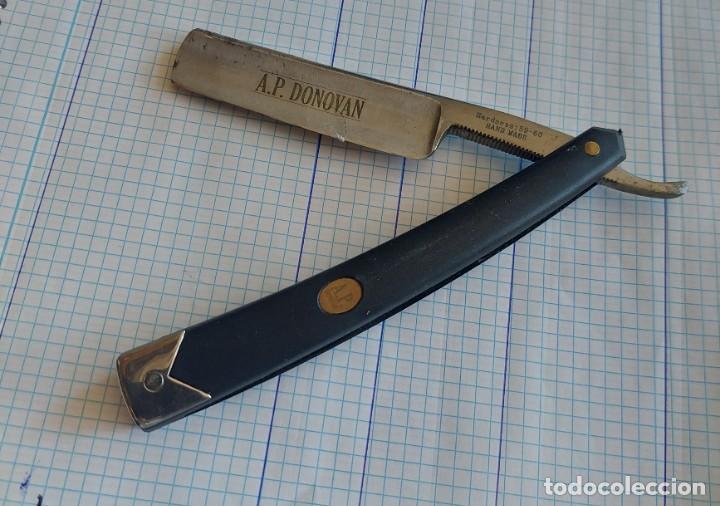 Antig&uuml;edades: Navaja de afeitar marca A.P. Donovan - Foto 4