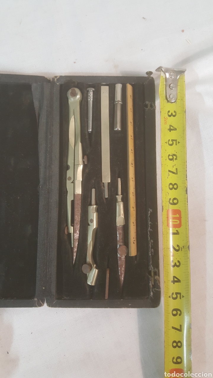 Antig&uuml;edades: ANTIGUO JUEGO DE COMP&Aacute;S - Foto 2