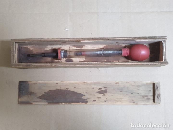 Antig&uuml;edades: ANTIGUO INSTRUMENTO DE MEDIDA A DETERMINAR, CON ESTUCHE - Foto 1