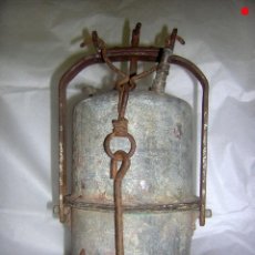 Antigüedades: ENORME LAMPARA DE CARBURO