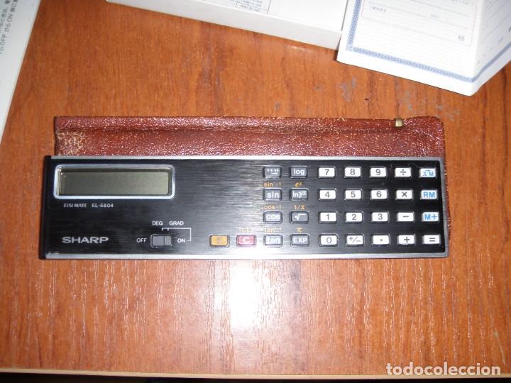 Antig&uuml;edades: CALCULADORA SHARP EL-5804 EL5804 NO FUNCIONA PARA PIEZAS - Foto 2